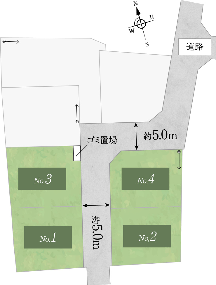 敷地配置図